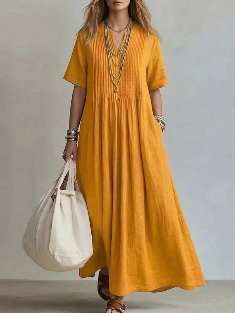 Betsie │ Elegantes Kleid mit V-Ausschnitt
