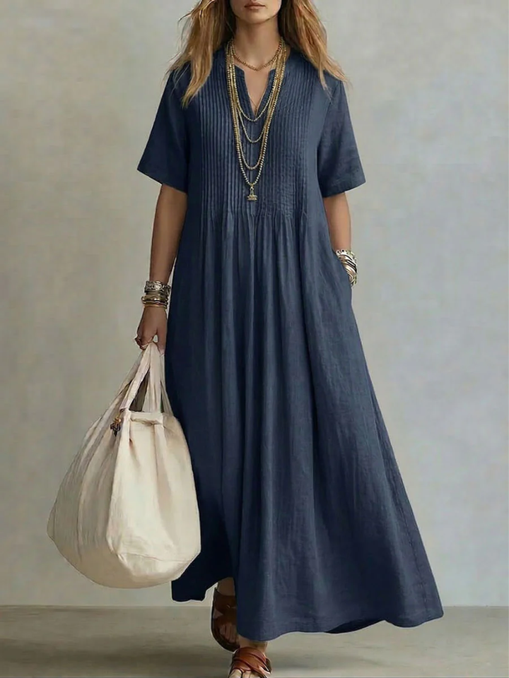 Betsie │ Elegantes Kleid mit V-Ausschnitt