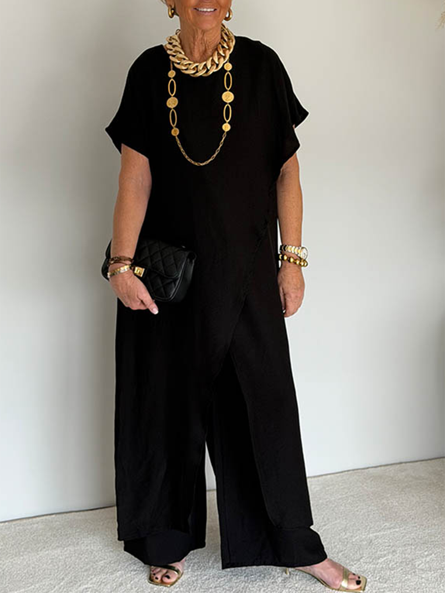 Yasmim │ Gemütliches Asymmetrisches Kleid